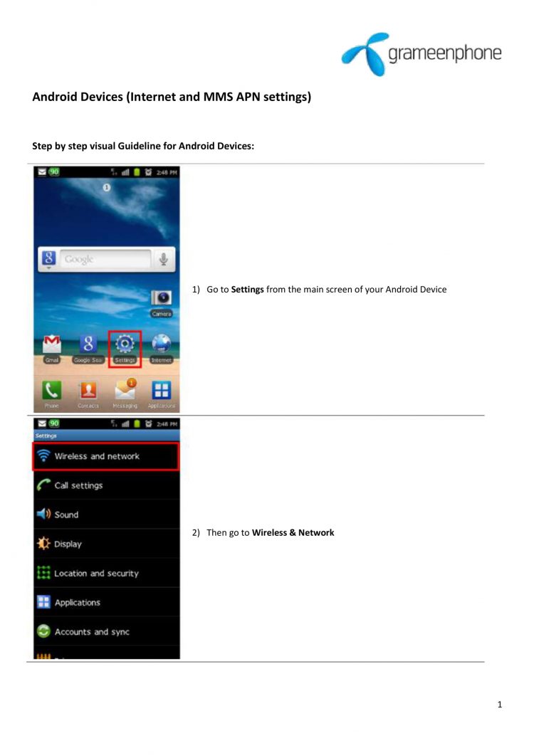 Mobile Setting All Sim Setting And APN