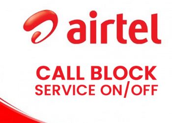 Airtel Call Block Service on off