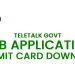 Teletalk Govt Job Application & Admit Card Download System