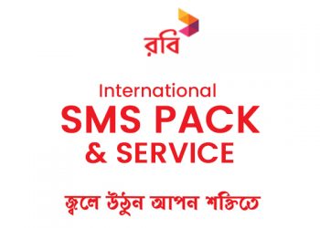 Robi International SMS Pack & Service Details