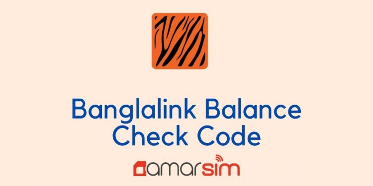 Banglalink Balance Check Code